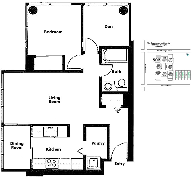 Floor plan 502