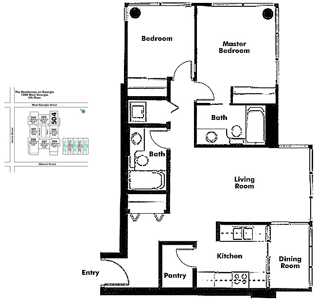 Floor plan 504