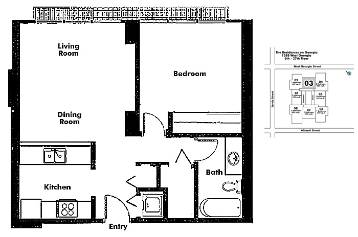 Floor plan 603