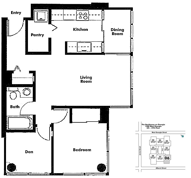 Floor plan 606
