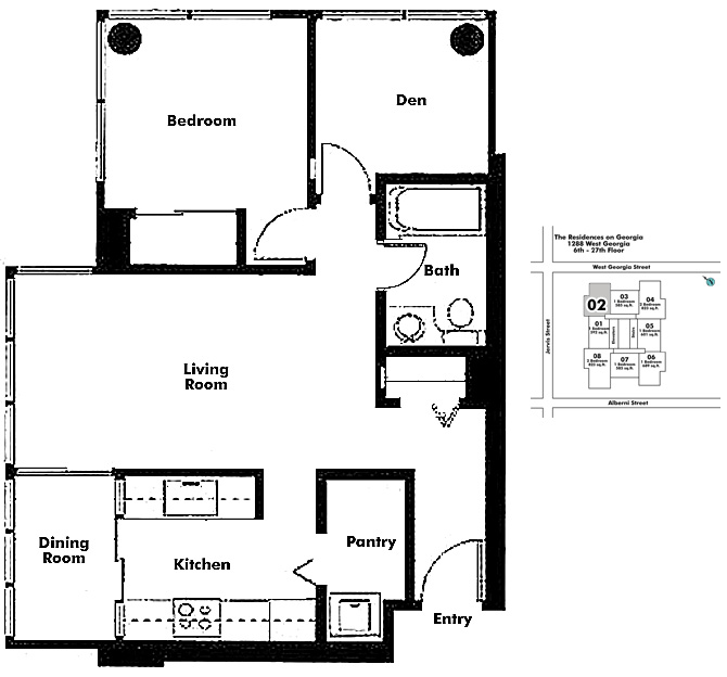 Floor plan 602