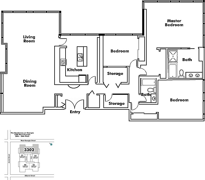 Floor plan 3302