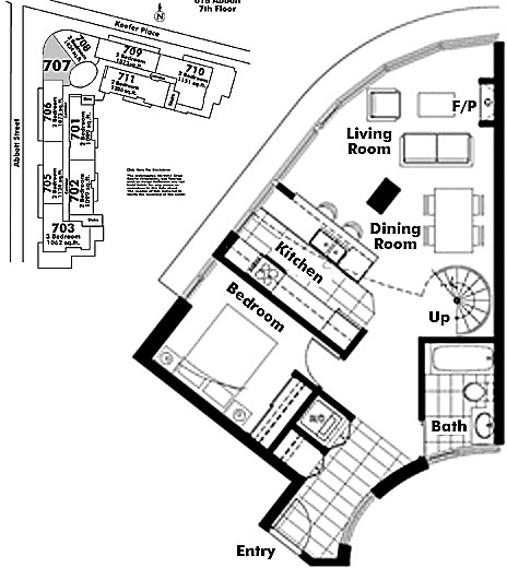Floor plan 707
