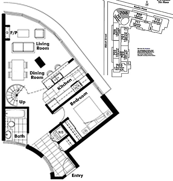 Floor plan 708