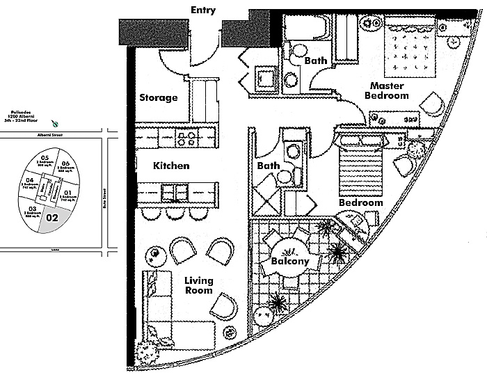 Floor plan 2102