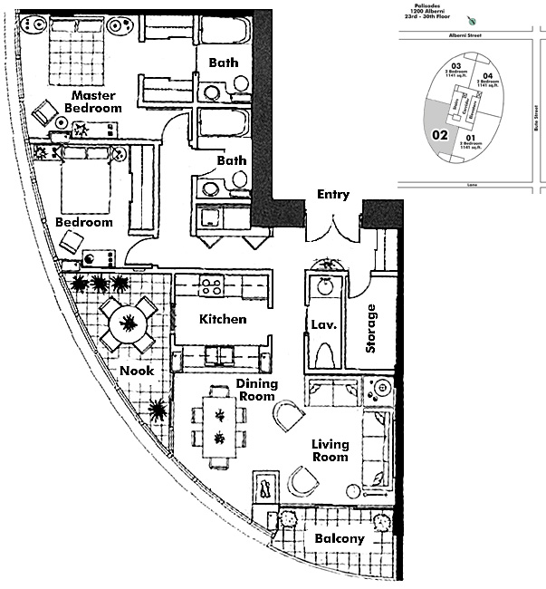 Floor plan 2302