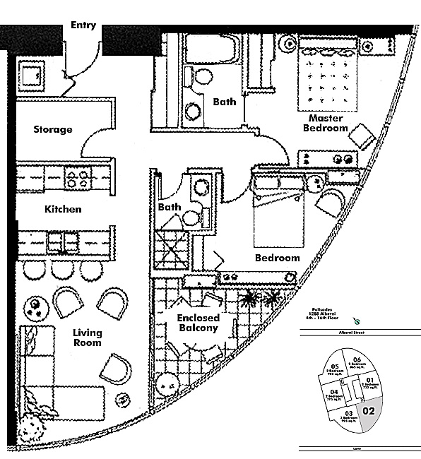 Floor plan 1302