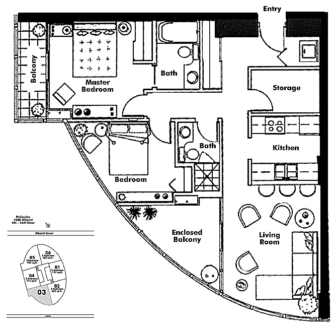 Floor plan 403