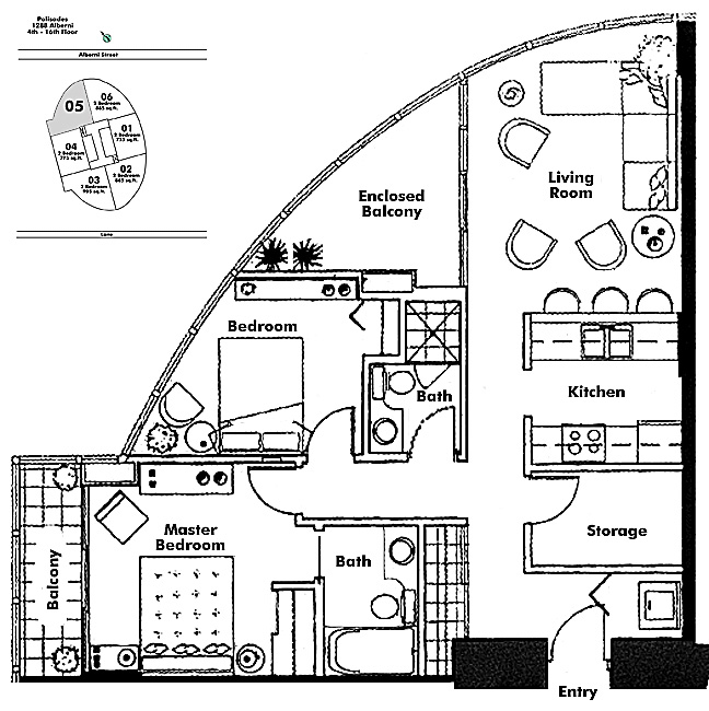Floor plan 705