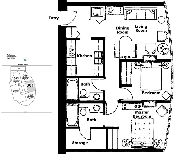 Floor plan 301