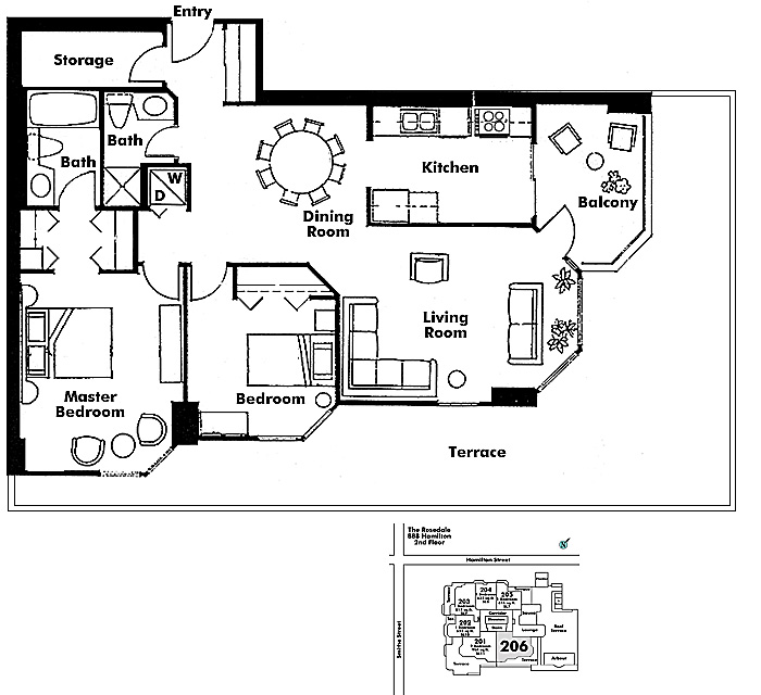 Floor plan 206