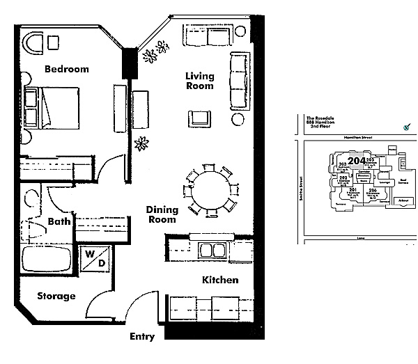 Floor plan 204