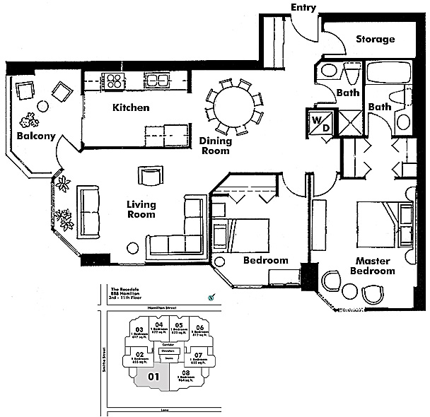 Floor plan 601