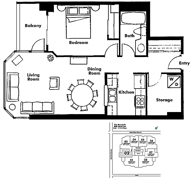 Floor plan 602