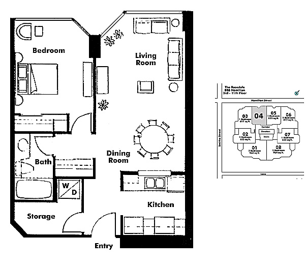 Floor plan 504