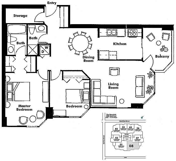 Floor plan 708