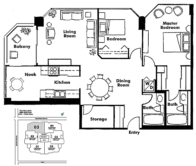 Floor plan 1503