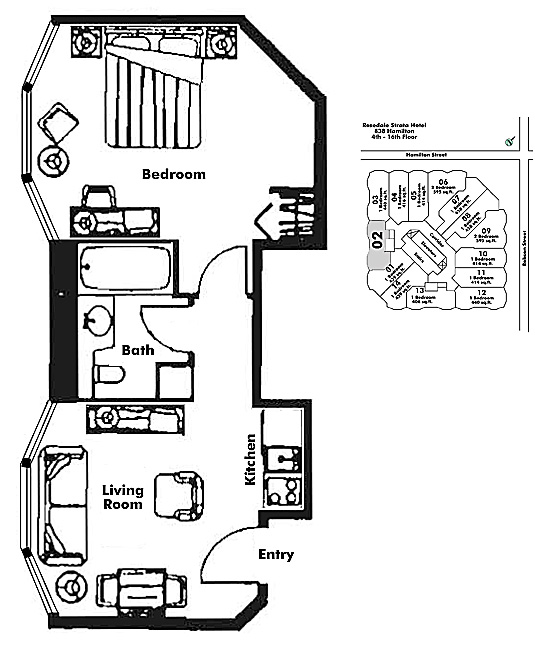 Floor plan 602