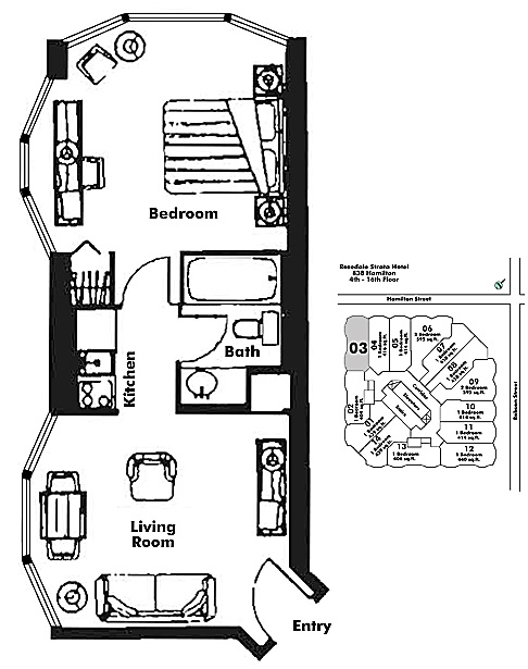 Floor plan 603