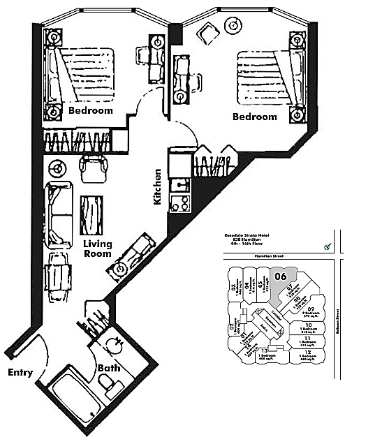 Floor plan 606
