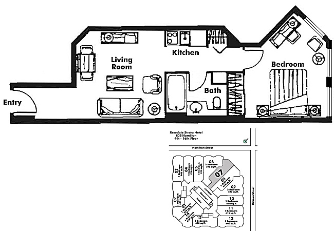 Floor plan 1307