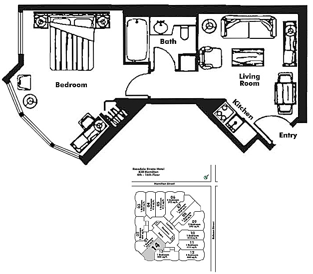 Floor plan 614