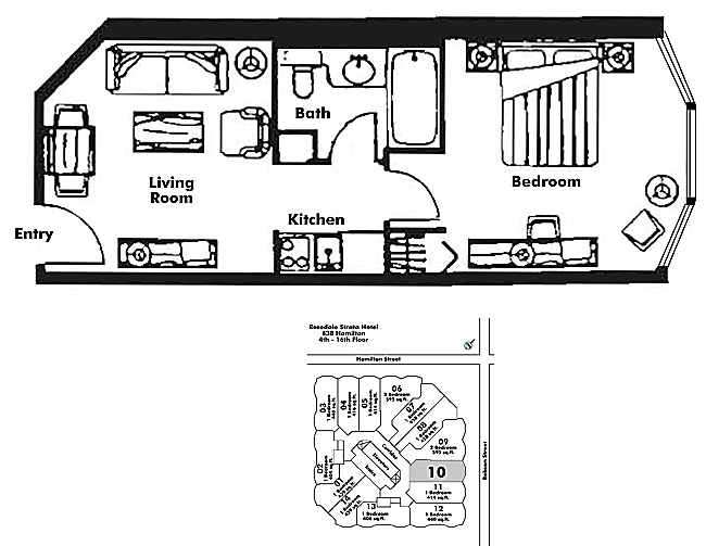 Floor plan 610