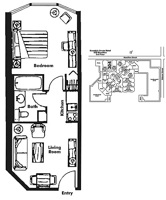 Floor plan 304
