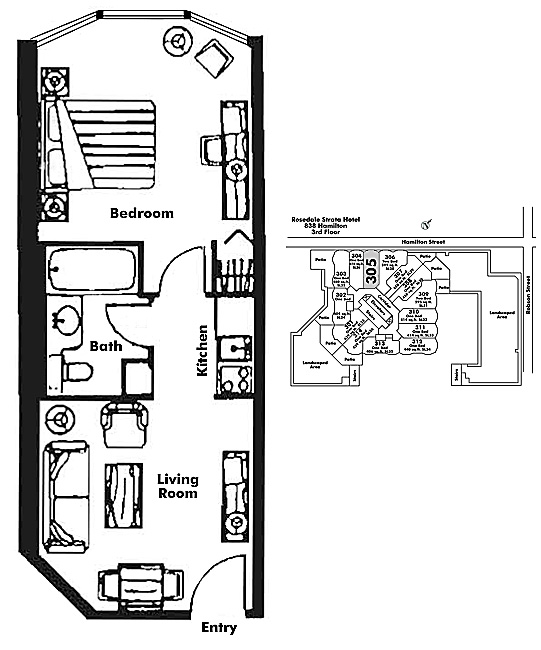 Floor plan 305