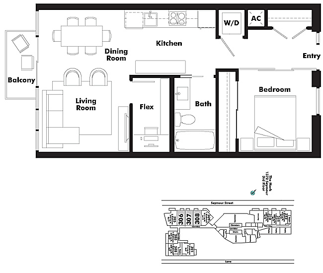 Floor plan 308