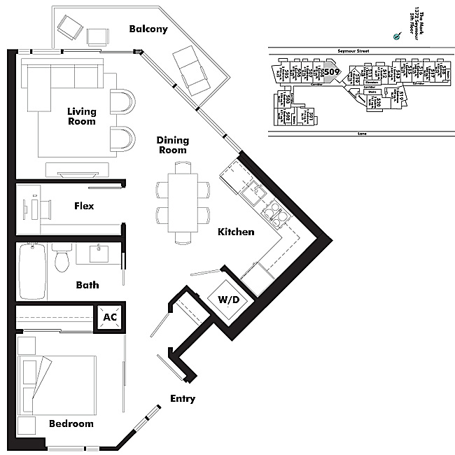 Floor plan 509