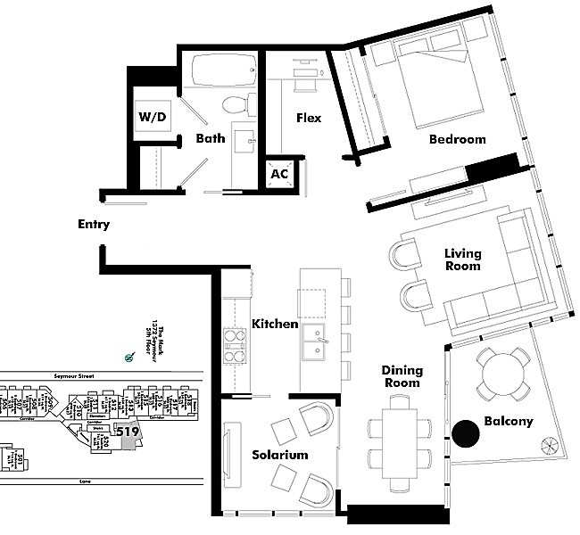 Floor plan 519