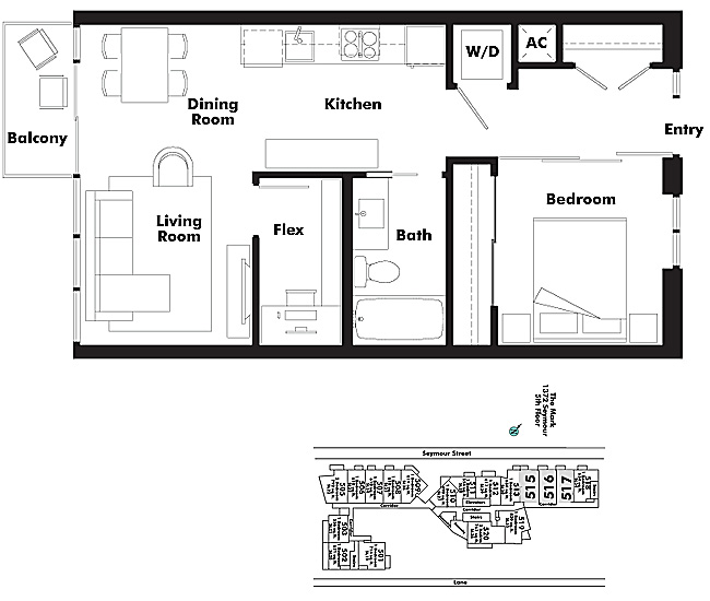Floor plan 515