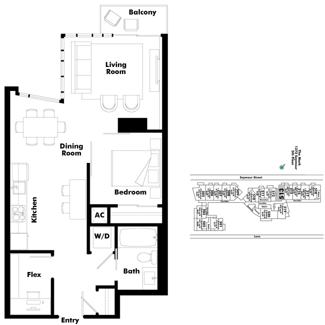 Floor plan 513