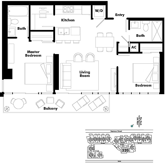 Floor plan 520