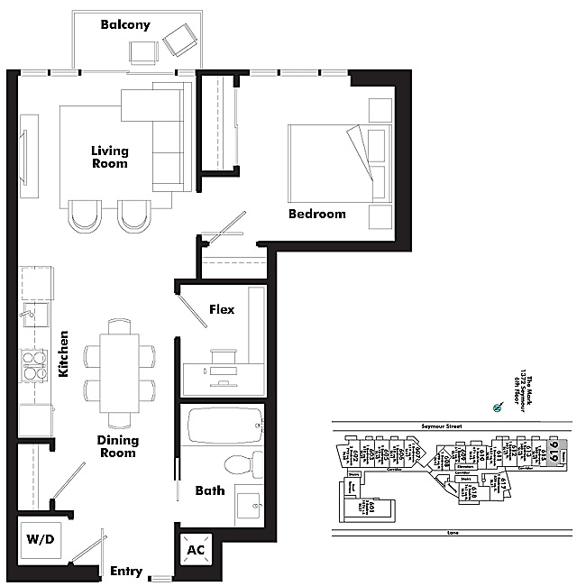 Floor plan 616