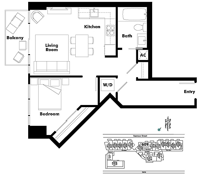 Floor plan 609