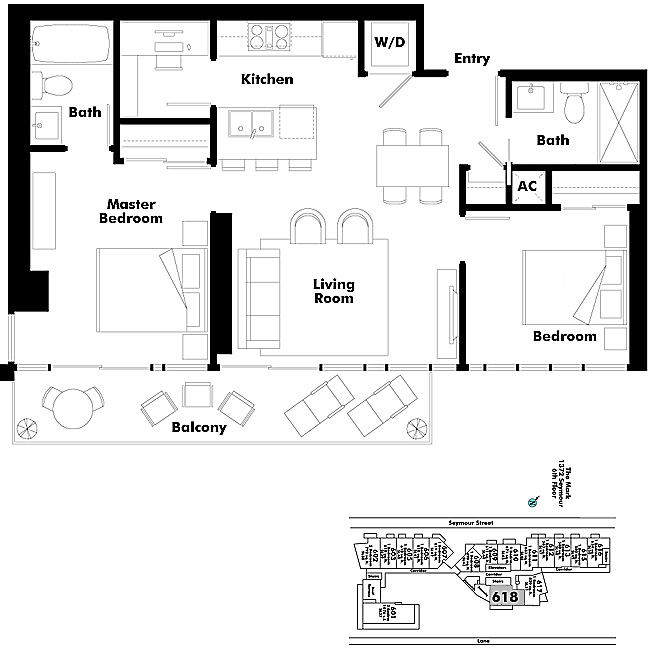 Floor plan 618