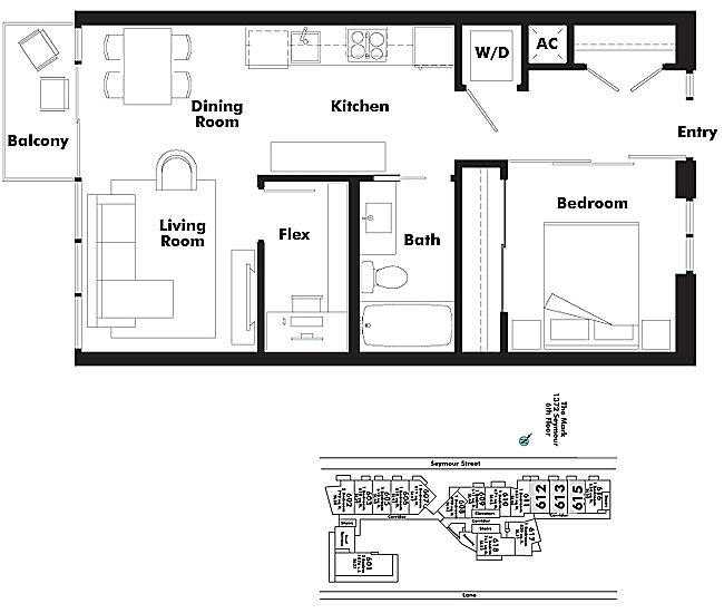 Floor plan 612