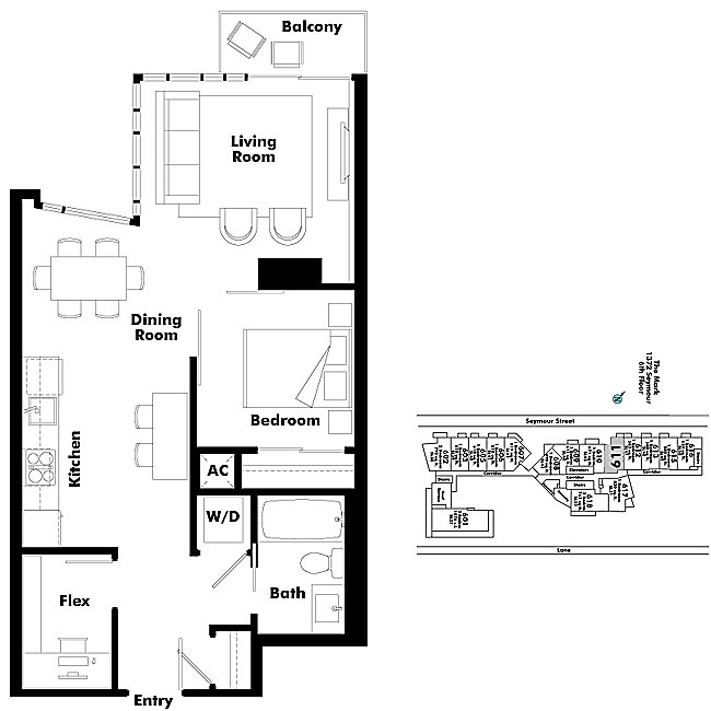 Floor plan 611