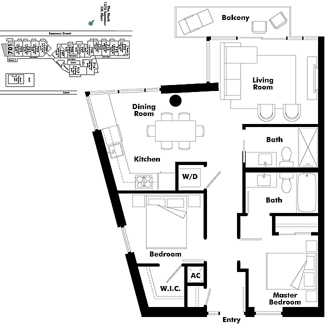 Floor plan 701