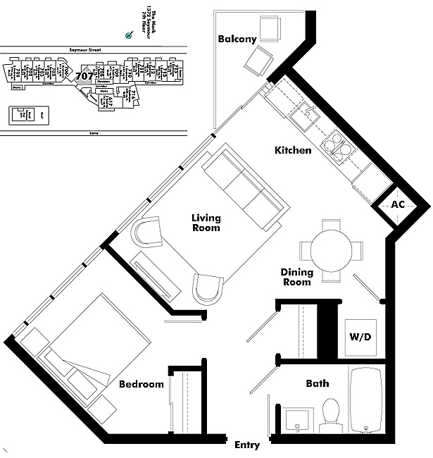 Floor plan 707