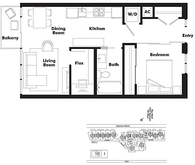 Floor plan 711