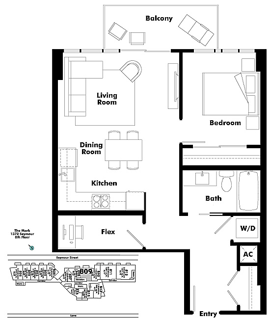 Floor plan 809
