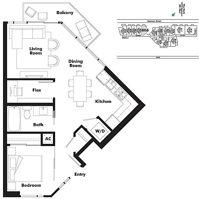 Floor plan 806