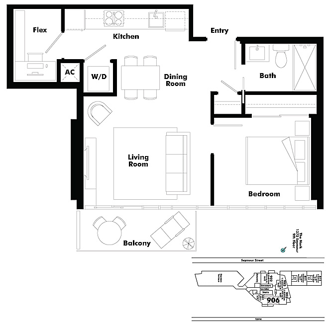Floor plan 906