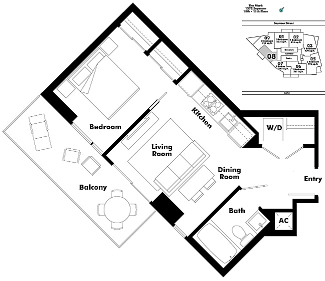 Floor plan 1108