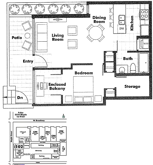 Floor plan 102
