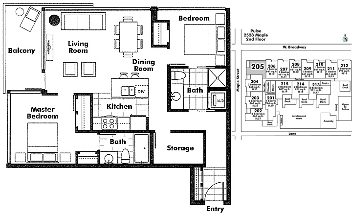 Floor plan 205