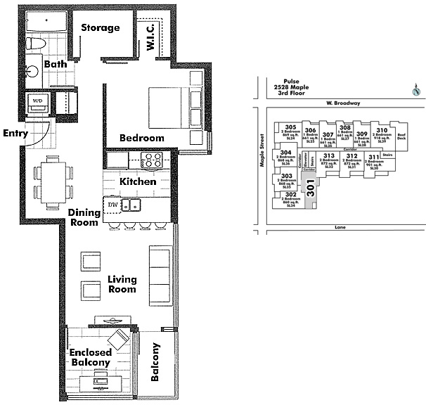 Floor plan 301